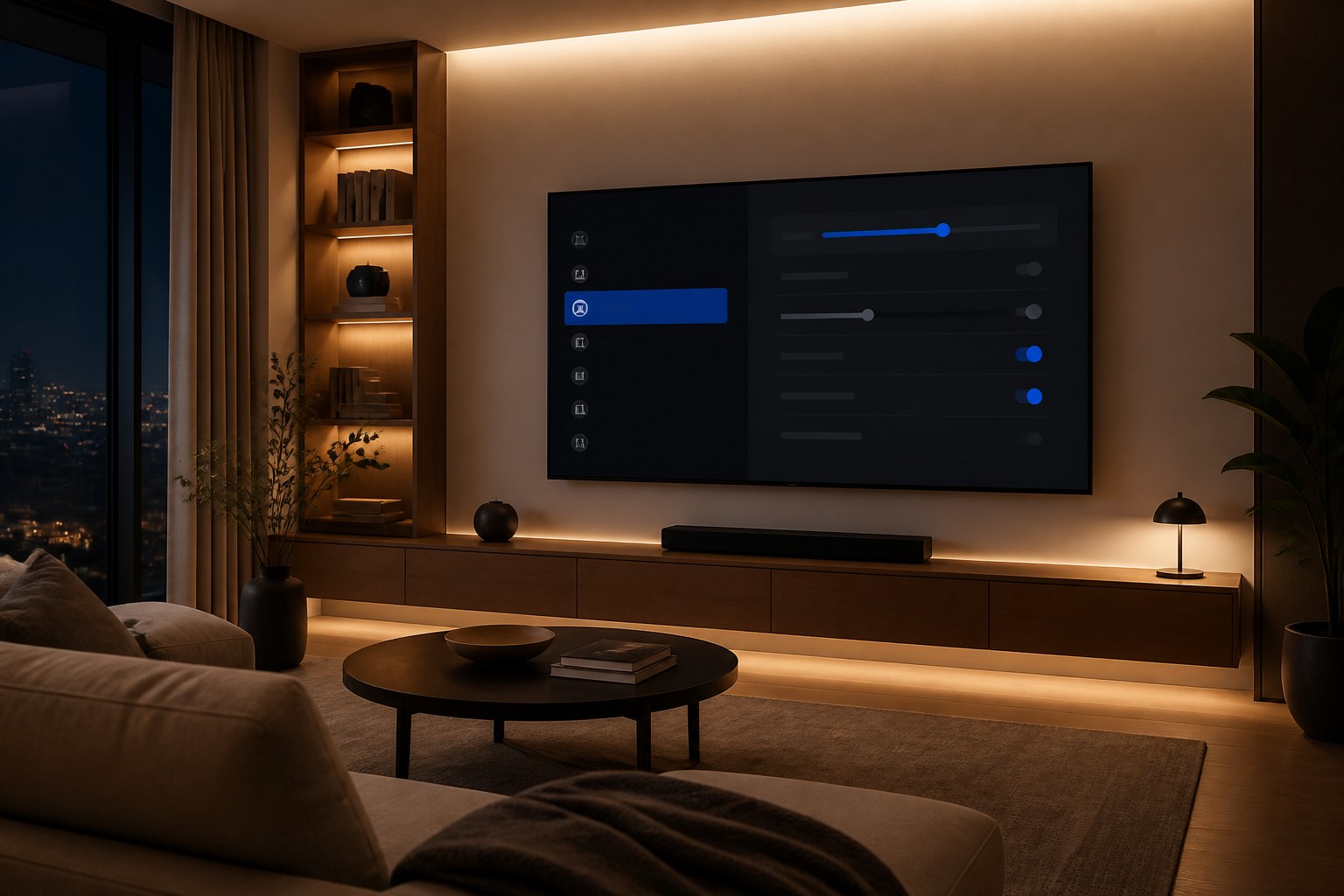 Smart TV setup