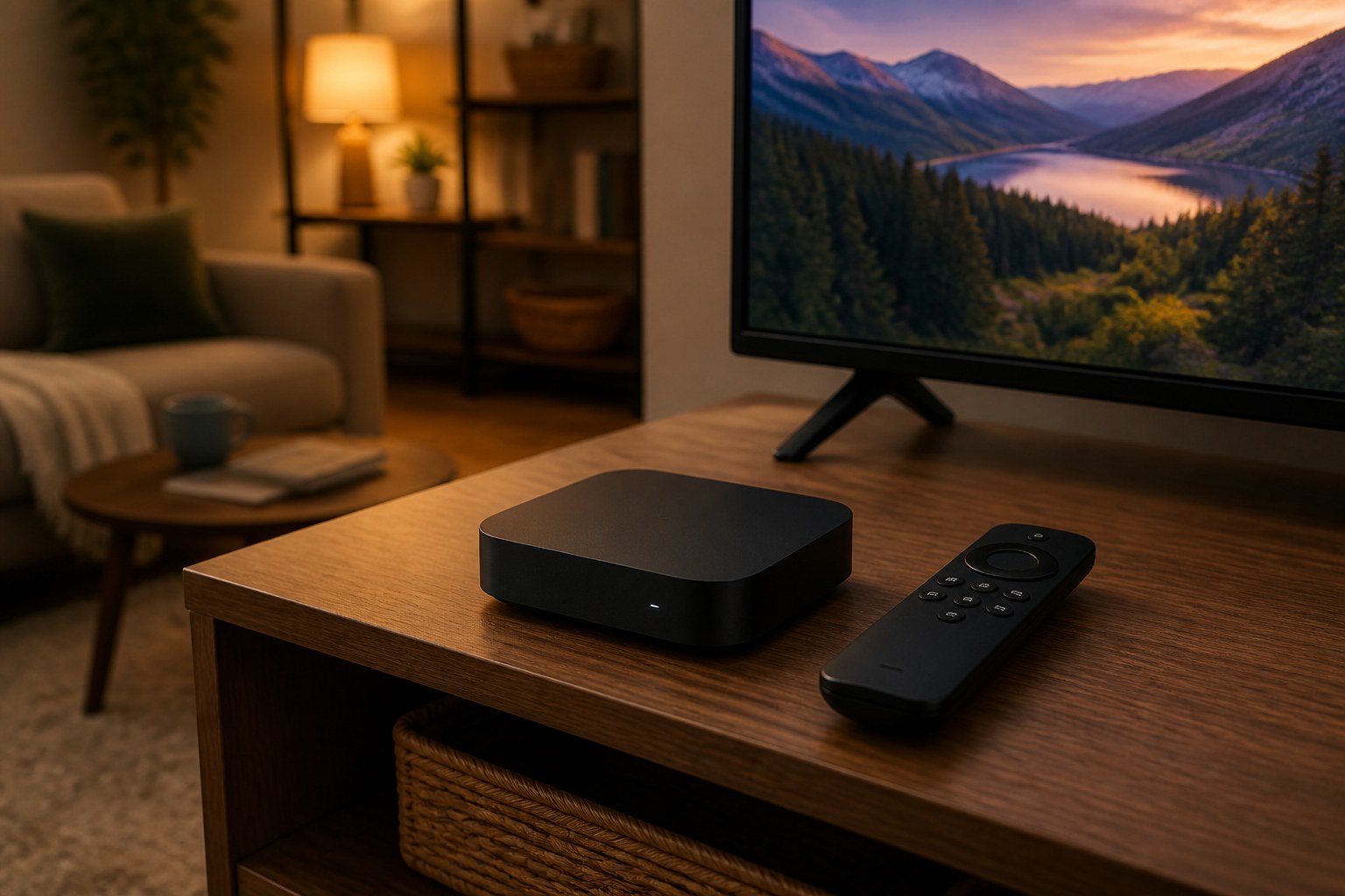 Android TV / Google TV home screen after initial setup